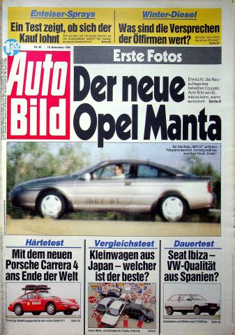 Deckblatt Auto Bild (50/1988)